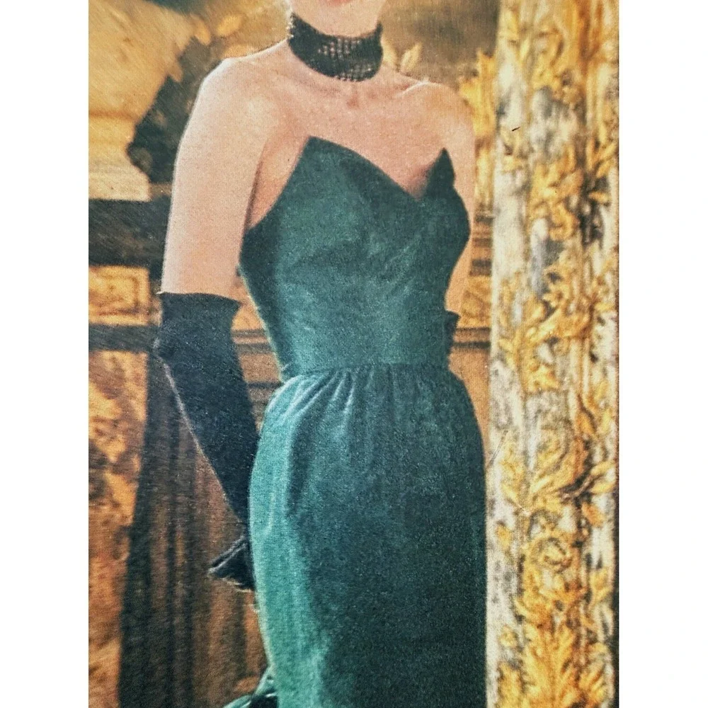 Vogue Design BELLVILLE-SASSOON Pattern Evening Cocktail Strapless, Rear Detail 8